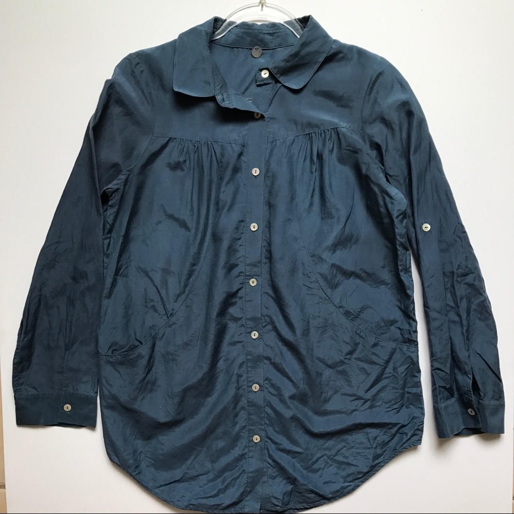 Margaret O'Leary Button Down Shirt Blouse